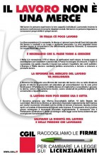 Raccolta firme CGIL - il portale dei lavoratori