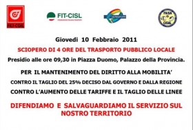 BELLUNO 10 FEBBRAIO 2011 - il portale dei lavoratori