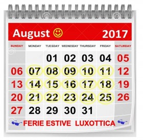 CALENDARIO FERIE ESTIVE 2017 E PONTE 30 GIUGNO - il portale dei lavoratori