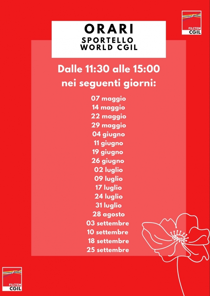 calendario da maggio a settembre 2025 - il portale dei lavoratori